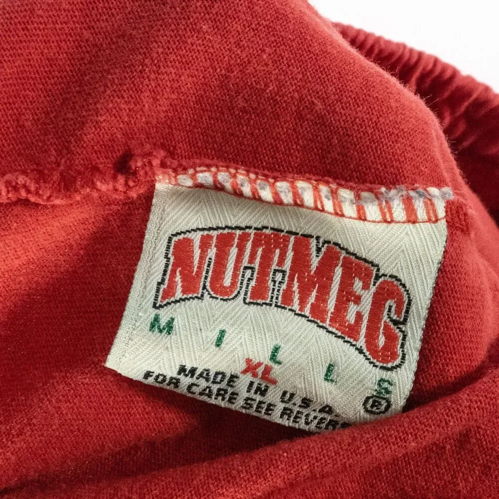 Vintage 1993 Kansas City Chiefs Nutmeg Shorts Men's Size XL Thrashed Distressed